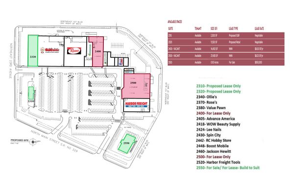 Northside Shopping Center (NEW): 2310-2550 N Main St, Gainesville, FL 32609